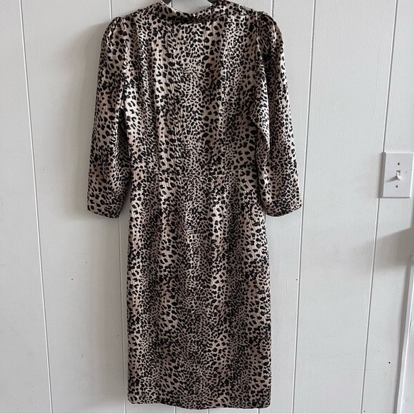 Rebecca Taylor Lynx Hammered Silk Dress - Picture 8 of 15